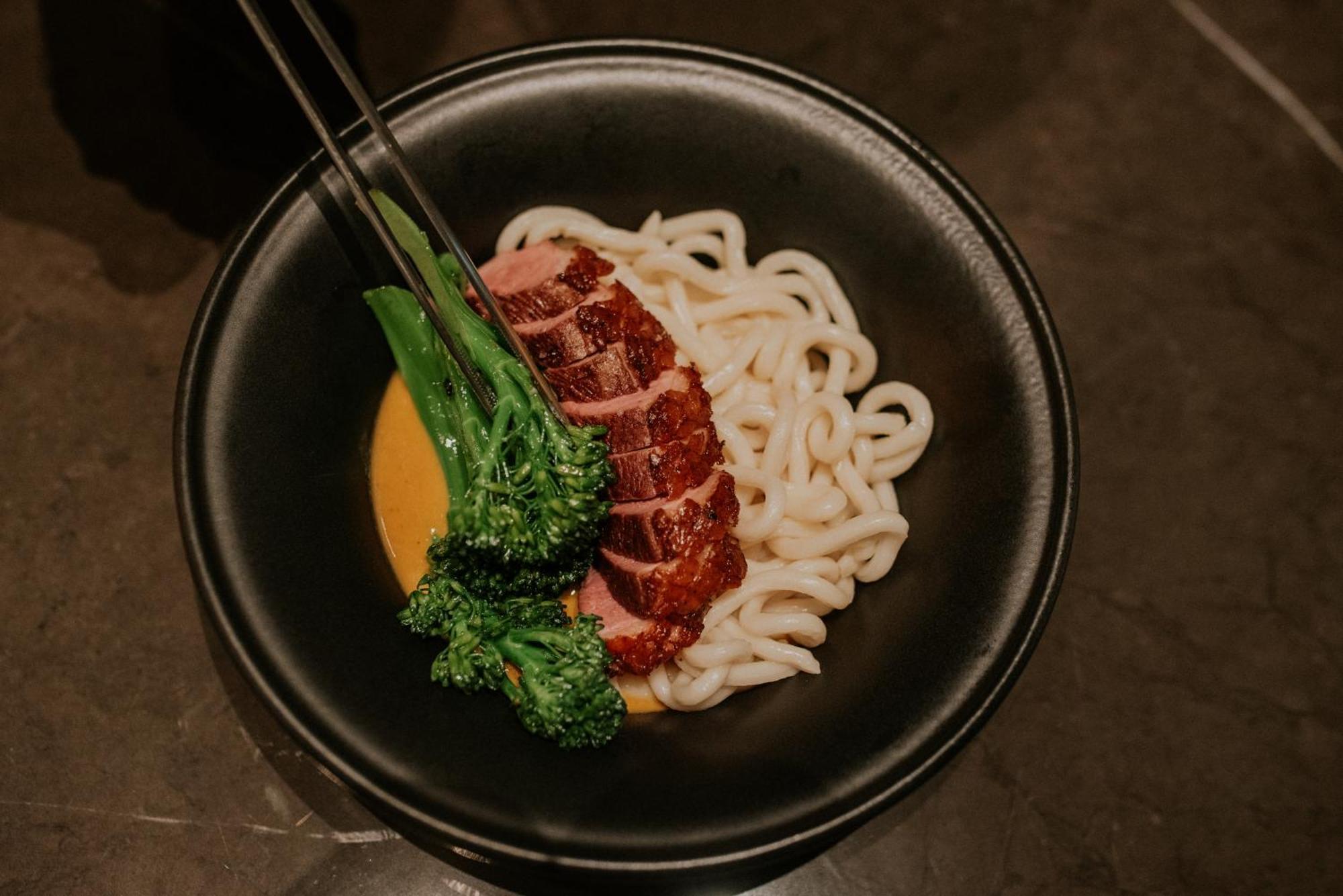 Kozmo Hotel Suites & Spa - Small Luxury Hotels Of The World Budapest Exterior photo Udon with a pumpkin sauce